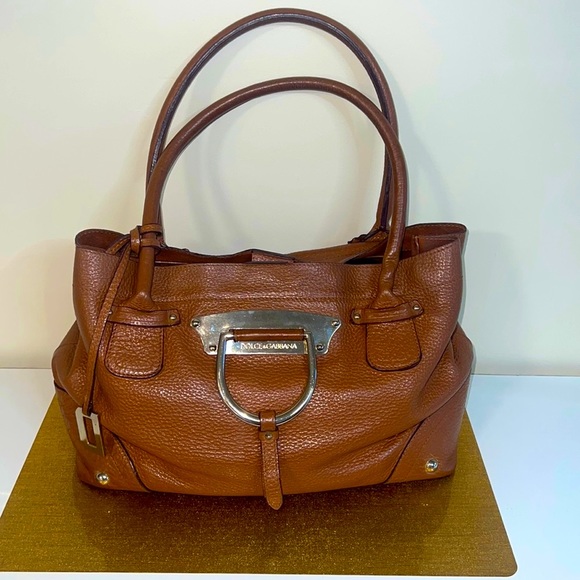 Dolce & Gabbana Handbags - Designer Dolce & Gabanna Purse Brown Leather